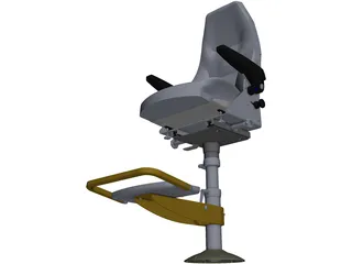 Command Ship Chair 3D Model preview