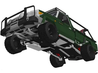 Toyota Land Cruiser FJ40 [Modified] 3D Model preview