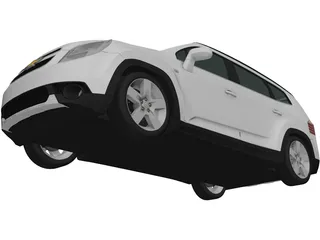 Chevrolet Orlando (2010) 3D Model preview