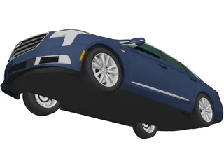 Cadillac XTS (2019) 3D Model preview