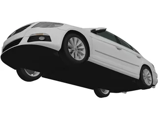 Volkswagen Passat CC (2009) 3D Model preview