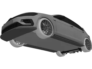 Volkswagen Golf GTI (2019) 3D Model preview