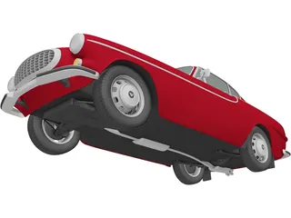 Volvo P1800 (1961) 3D Model preview
