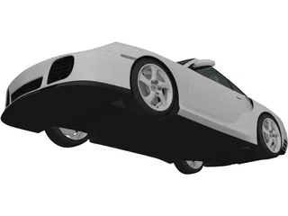 Porsche 911 Turbo (2000) 3D Model preview