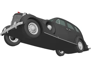 ZIS 101A (1939) 3D Model preview
