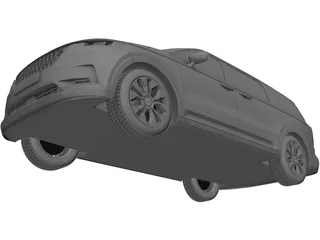 Kia Carnival (2021) 3D Model preview