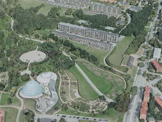 Aarhus City, Denmark (2020) 3D Model preview