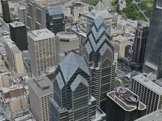 Philadelphia City, USA (2020) 3D Model preview