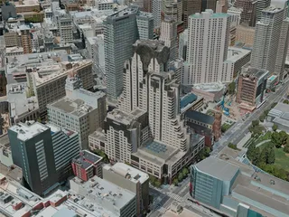San Francisco City, USA (2020) 3D Model preview
