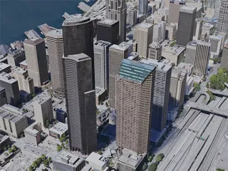 Seattle City, USA (2020) 3D Model preview