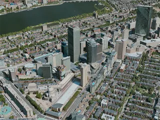 Boston City, USA (2020) 3D Model preview
