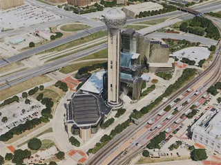 Dallas City, TX, USA (2020) 3D Model preview