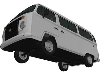 Volkswagen Kombi (2012) 3D Model preview