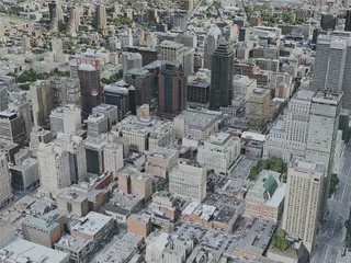 Montreal City, Canada (2020) 3D Model preview