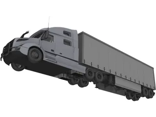 Volvo VNL (2020) 3D Model preview