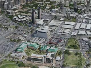 Honolulu City, HI, USA (2020) 3D Model preview
