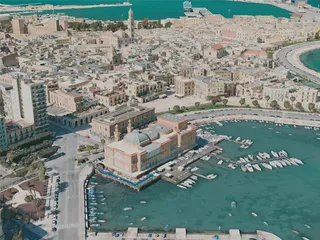 Bari City, Italy (2020) 3D Model preview