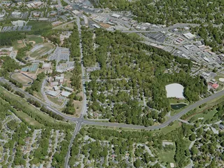 Greensboro City, USA (2020) 3D Model preview
