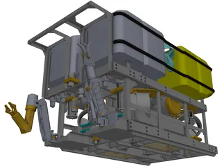 ROV Workclass 3D Model preview
