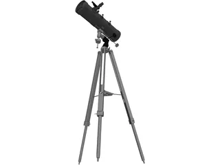 National Geographic 130/650 Telescope 3D Model preview