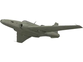 Ilyushin Il-40 Brawny 3D Model preview