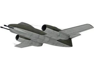 Alekseyev I-215 3D Model preview