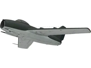 Mikoyan-Gurevich MiG-15 Fagot 3D Model preview