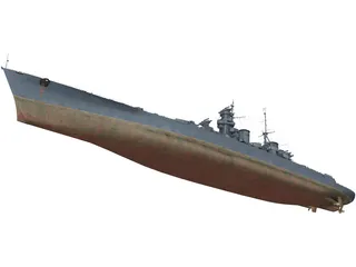 Sovetsky Soyuz Battleship 3D Model preview
