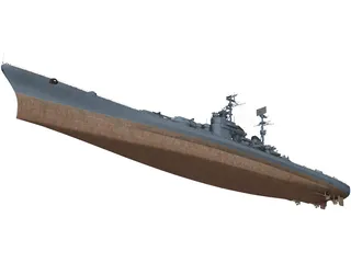Kreml Warship 3D Model preview