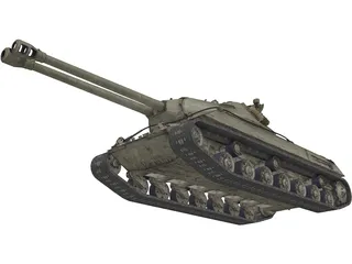 Object 703 Variant II 3D Model preview
