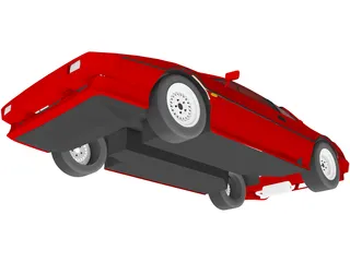 Lotus Esprit Turbo (1983) 3D Model preview