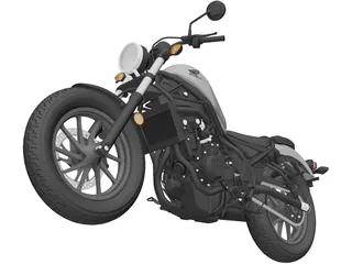 Honda Rebel 500 (2018) 3D Model preview