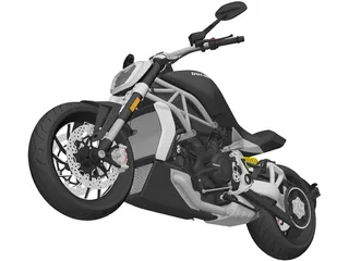 Ducati X-Diavel (2016) 3D Model preview