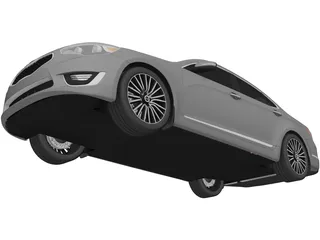 Kia Cadenza (2014) 3D Model preview
