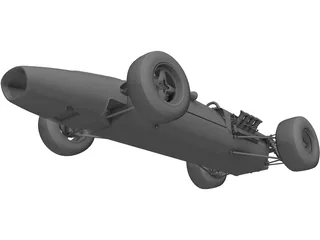 Mclaren M2B 3D Model preview