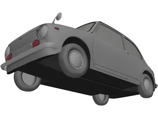 Subaru R2 3D Model preview