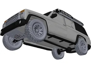 Lada Niva 2329 3D Model preview