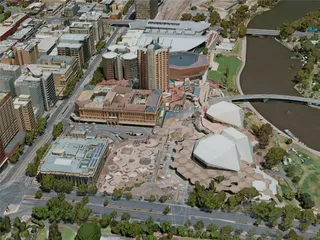 Adelaide City, Australia (2020) 3D Model preview