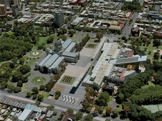 Melbourne City, Australia (2020) 3D Model preview
