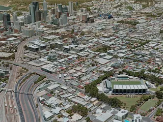 Perth City, Australia (2020) 3D Model preview