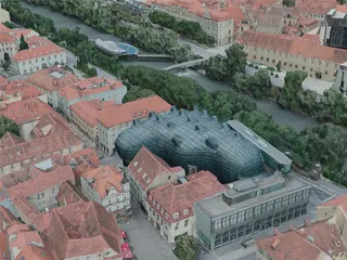 Graz City, Austria (2020) 3D Model preview