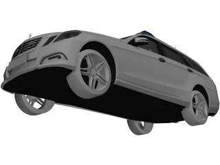 Mercedes-Benz E-Class Police 3D Model preview
