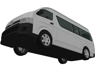Toyota Hiace (2012) 3D Model preview