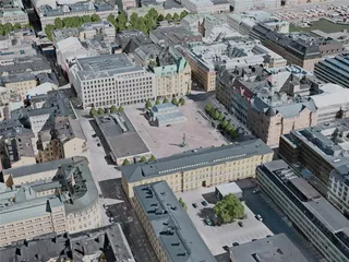 Helsinki City, Finland (2020) 3D Model preview