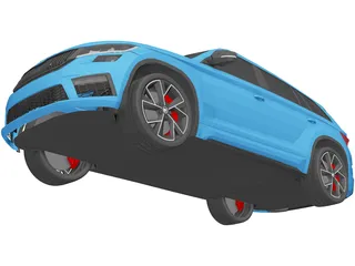 Skoda Kodiaq RS (2020) 3D Model preview