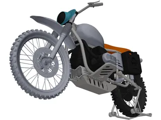 Ural Enduro 3D Model preview