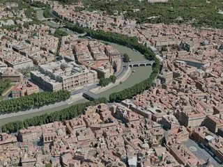 Rome City, Italy (2020) 3D Model preview