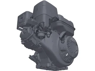 Honda GX270 Engine 3D Model preview
