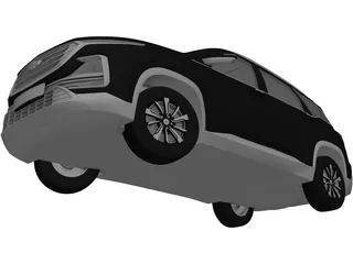 Chevrolet Captiva Premium (2021) 3D Model preview