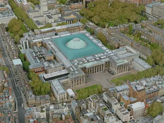 London City, UK (2020) 3D Model preview